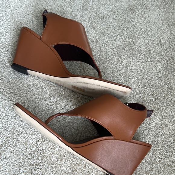 Staud Alex leather wedge sandals - Picture 8 of 12